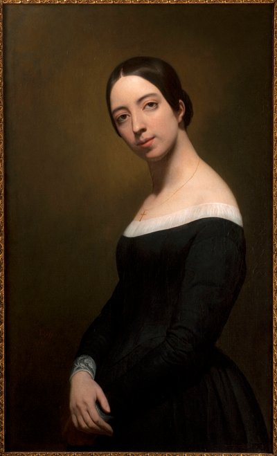 Retrato de la cantante y compositora Pauline Viardot 1821-1910, 1840 de Ary Scheffer