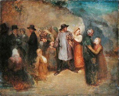 Escena de un éxodo de Ary Scheffer