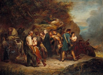 El pastor protestante alsaciano Jean Frederic Oberlin (1740-1826) y los calvinistas de Alsacia Lorena perseguidos en 1814 por los rusos de Ary Scheffer