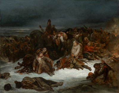 La retirada de Napoleón de Ary Scheffer