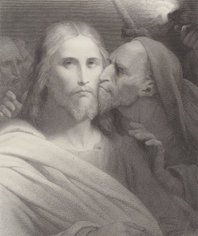 El beso de Judas de Ary Scheffer