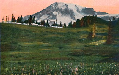 Campamento de las Nubes, Monte Rainier, c1916 de Asahel Curtis
