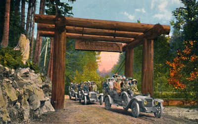 Entrada al Parque Nacional del Monte Rainier de Asahel Curtis