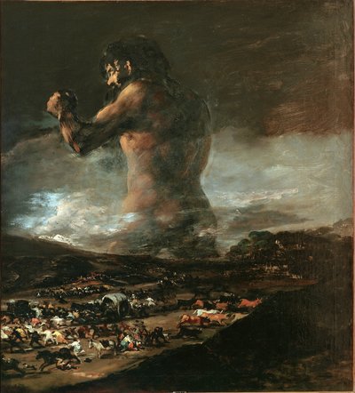 El Coloso (también llamado Coloso o el Gigante) (óleo sobre lienzo de Asensio Julia