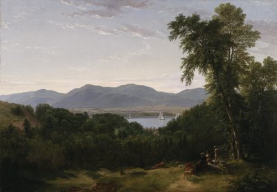 Beacon Hills en el río Hudson, 1852 de Asher Brown Durand