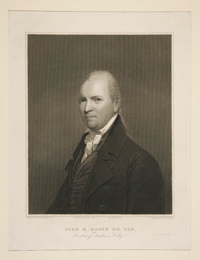 John M. Mason, D.D., S.T.P., presidente de Dickinson College de Asher Brown Durand
