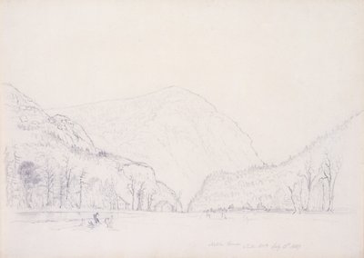 Casa Notch, Montañas Blancas, New Hampshire, 1839 de Asher Brown Durand