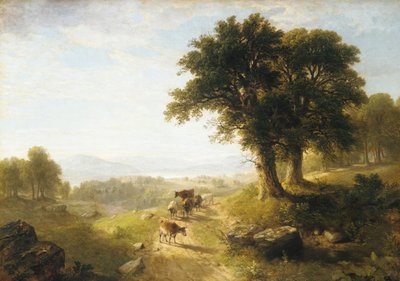 Escena de Río, 1854 de Asher Brown Durand