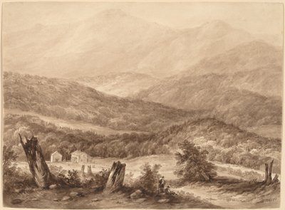 Montañas Blancas (?) de Asher Brown Durand