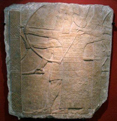 Guerreros asirios, siglo VIII a.C. de Assyrian Art.