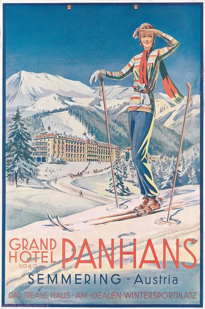 Gran Hotel Panhans Semmering, años 1930 de Atelier Muchsel Fuchs