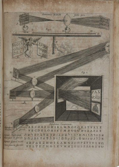Ars magna lucis et umbrae, 1646 de Athanasius Kircher
