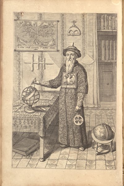 Johann Adam Schall von Bell. De China Illustrata de Athanasius Kircher, 1667 de Athanasius Kircher