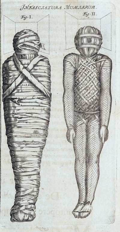 Momias - en “Sphynx mystagoga” de Athanase Kircher de Athanasius Kircher