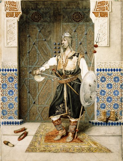 El guardia del harén, 1899 de Attilio Simonetti
