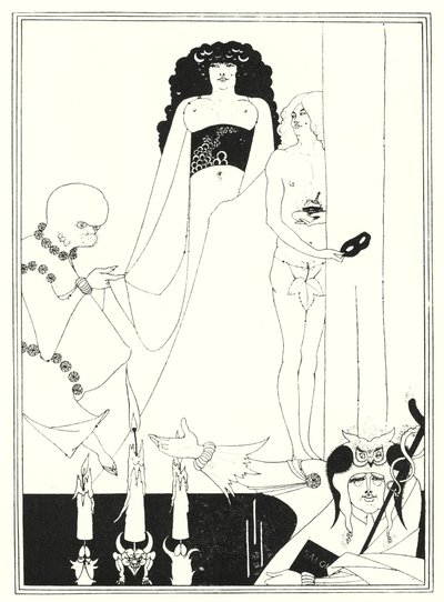 Entra Herodías de Aubrey (after) Beardsley