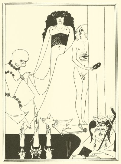 Herodías de Aubrey (after) Beardsley