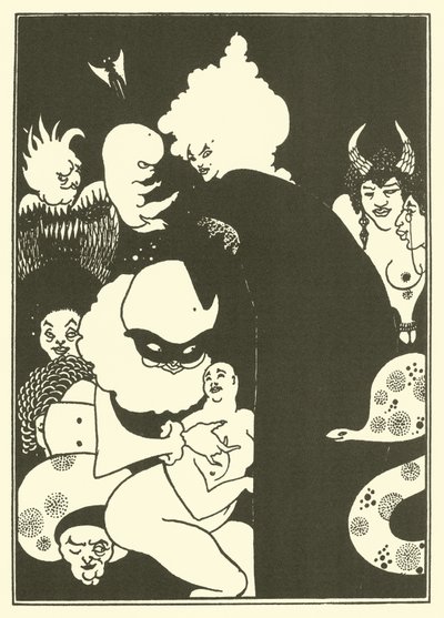Las Extrañas Criaturas de Luciano (litografía) de Aubrey (after) Beardsley