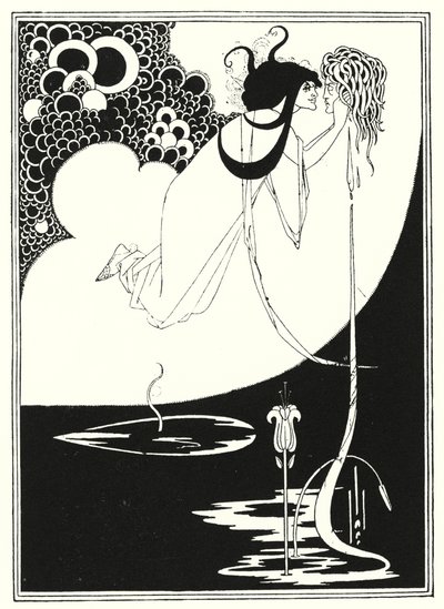El Clímax (grabado) de Aubrey (after) Beardsley
