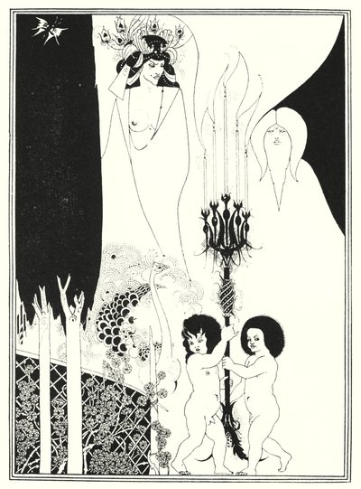 Los ojos de Herodes (grabado) de Aubrey (after) Beardsley