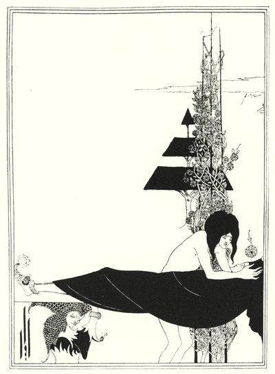 El Lamento Platónico (grabado) de Aubrey (after) Beardsley