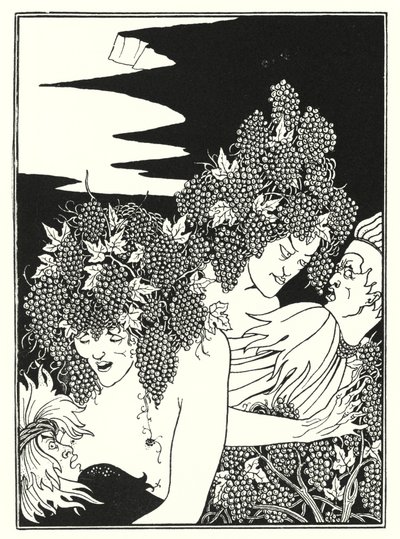 La trampa de la vendimia (grabado) de Aubrey (after) Beardsley