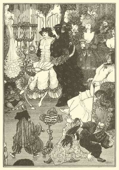 El tocador de Helena de Aubrey (after) Beardsley
