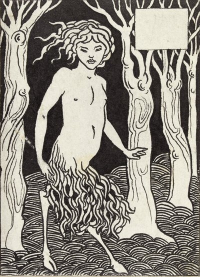 Un fauno, 1880s de Aubrey Beardsley