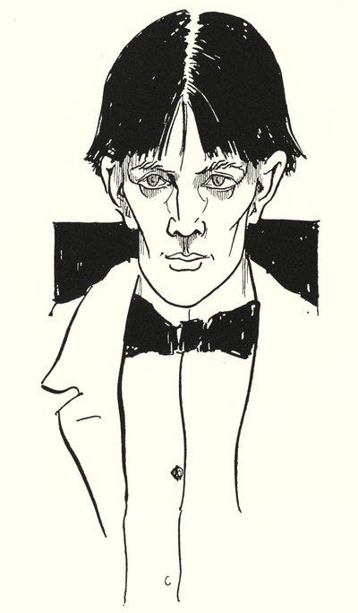 Un retrato de Aubrey Beardsley por él mismo de Aubrey Beardsley