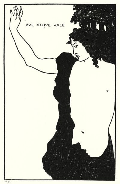 Ave Atque, Vale, Catulo, Carmen Ci de Aubrey Beardsley