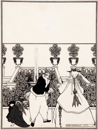 Diseño de portada para The Savoy de Aubrey Beardsley