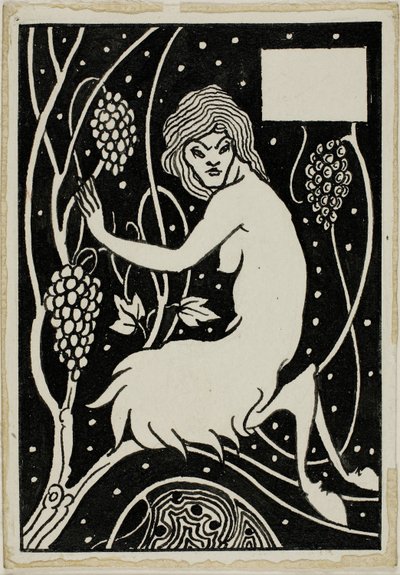 Estudio decorativo: Sátiro de Aubrey Beardsley