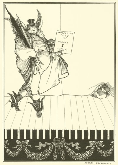 Diseño prospecto de The Savoy de Aubrey Beardsley