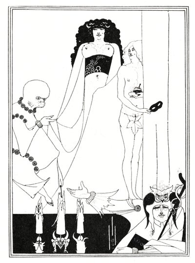 Entra Herodías de Aubrey Beardsley