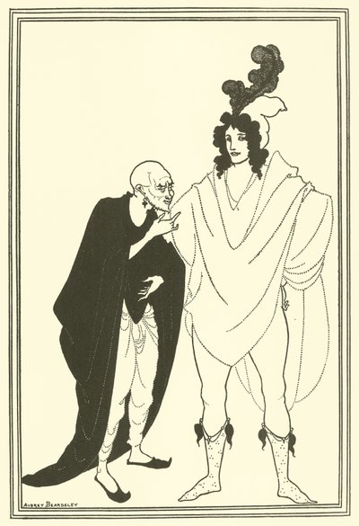 Examen del heraldo de Aubrey Beardsley