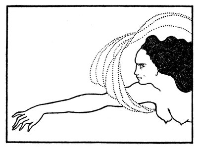Flosshilde, ilustración para Das Rheingold, publicada en la revista 