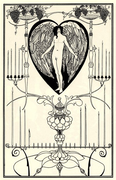 Ilustración para El Espejo del Amor de Marc-André Raffalovich de Aubrey Beardsley