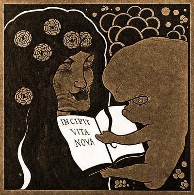 Incipit Vita Nova: Aquí comienza una nueva vida, 1893 de Aubrey Beardsley