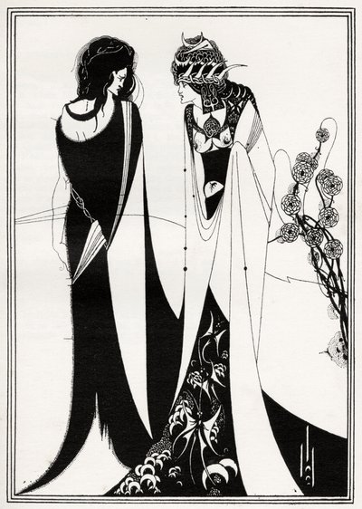 Juan y Salomé de Aubrey Beardsley