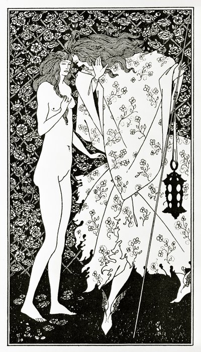 Le Mysterieux Jardin de la Rose, c.1894 de Aubrey Beardsley