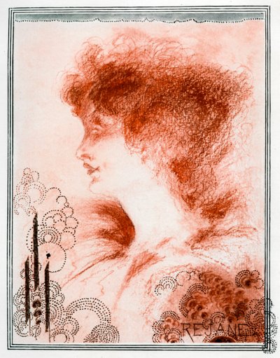Retrato de una mujer, 1898 de Aubrey Beardsley