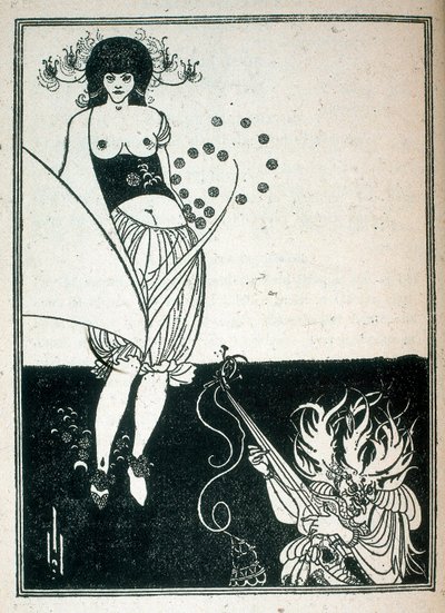 Salomé, ilustración de la obra de teatro escrita por Oscar Wilde de Aubrey Beardsley