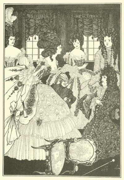 La batalla de los galanes y las bellezas de Aubrey Beardsley