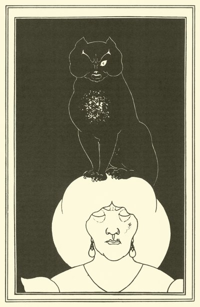 El gato negro de Aubrey Beardsley