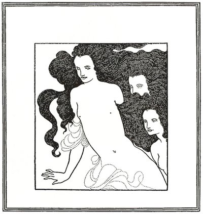 La comedia del oro del Rin, frontispicio 1872 de Aubrey Beardsley