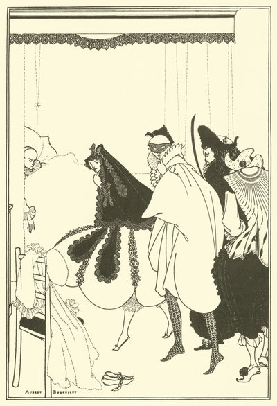 La muerte de Pierrot de Aubrey Beardsley