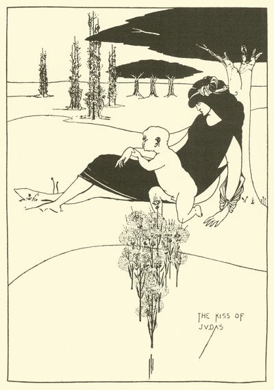 El beso de Judas de Aubrey Beardsley