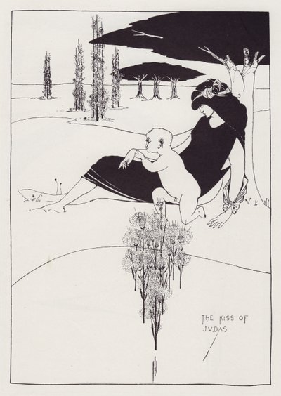 El beso de Judas, 1893 de Aubrey Beardsley