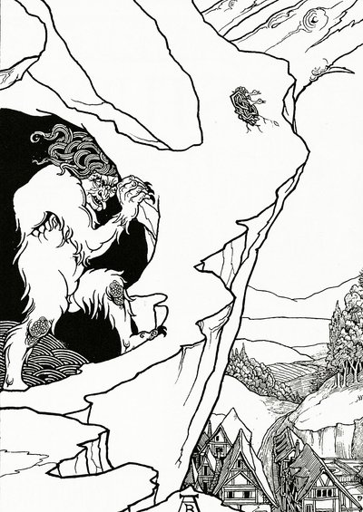 El deslizamiento de tierra, frontispicio de 