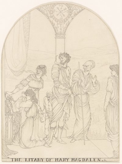 La Letanía de María Magdalena de Aubrey Beardsley